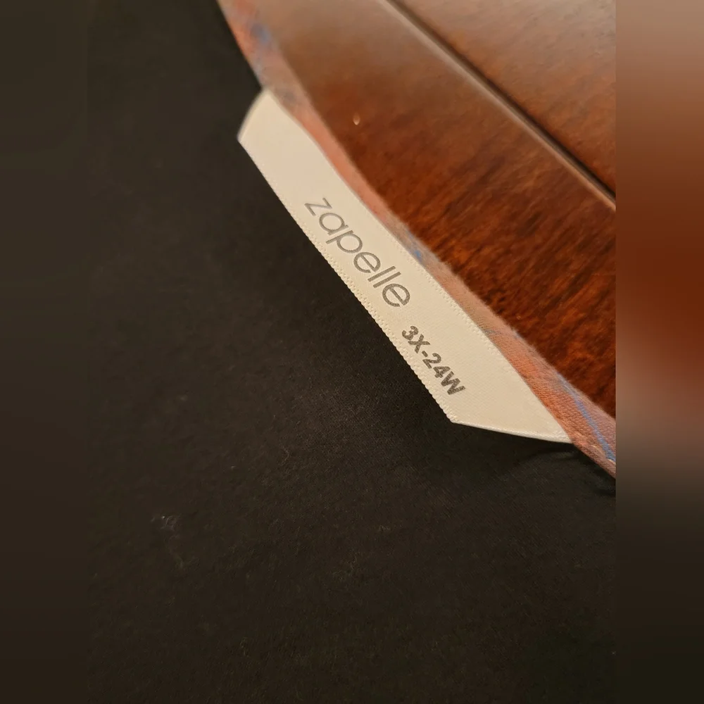 3X/24W eshakti Zapelle Cotton Plaid Bustier style dress brown blue organge - Picture 5 of 9